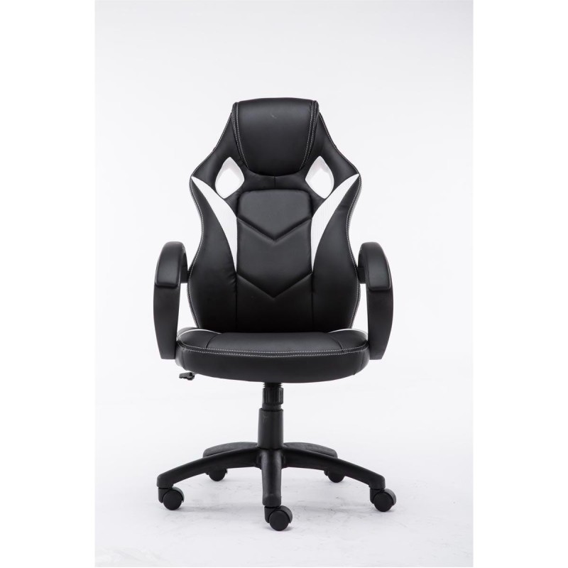 Silla gaming JARAMA, diseño deportivo, color negro