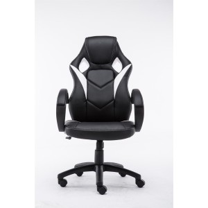 Silla gaming JARAMA, diseño deportivo, color negro