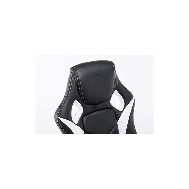 Silla gaming JARAMA, diseño deportivo, color negro