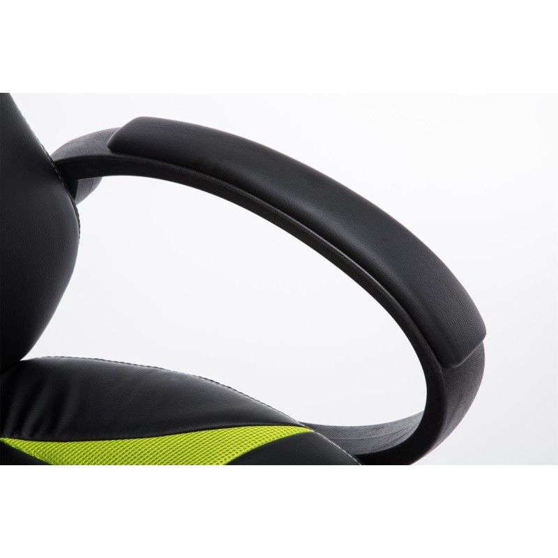 Silla gaming JARAMA, diseño deportivo, color negro