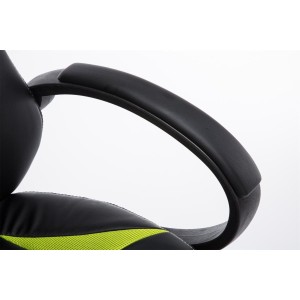 Silla gaming JARAMA, diseño deportivo, color negro