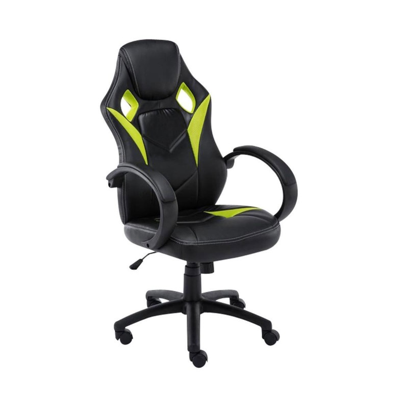 Silla gaming JARAMA, diseño deportivo, color negro