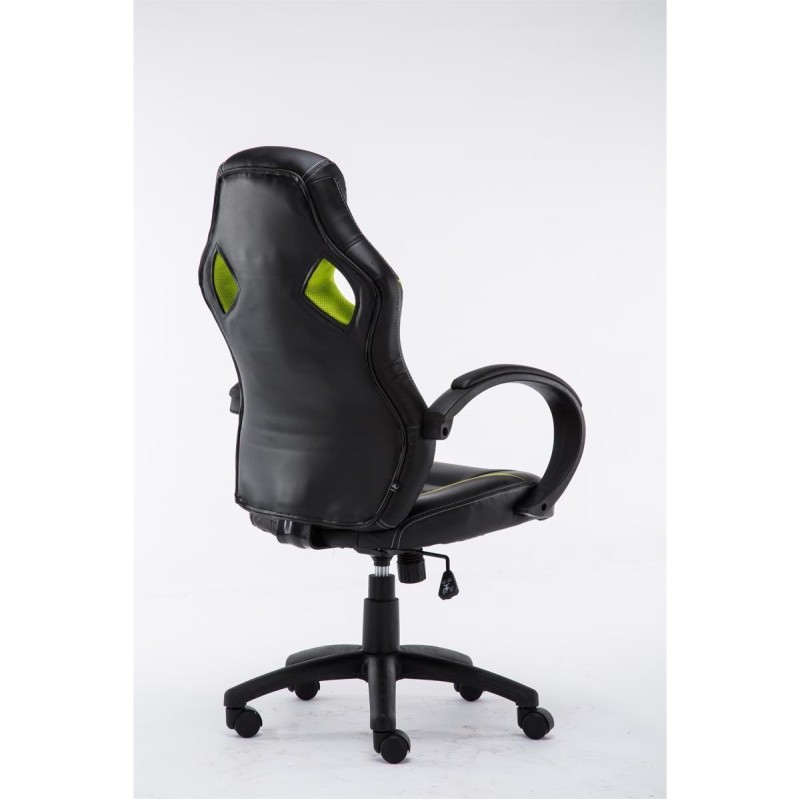 Silla gaming JARAMA, diseño deportivo, color negro
