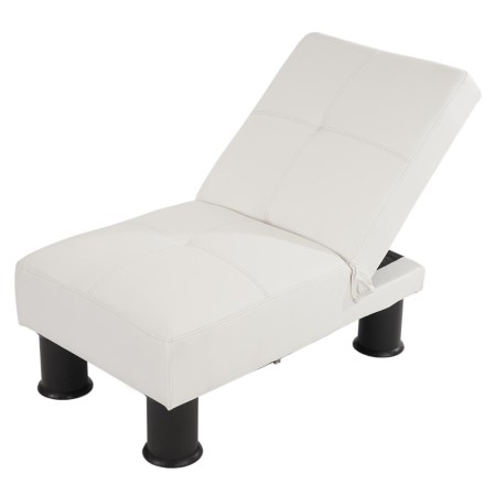 Módulo Sofá CARLO, máxima adaptabilidad, en piel blanco