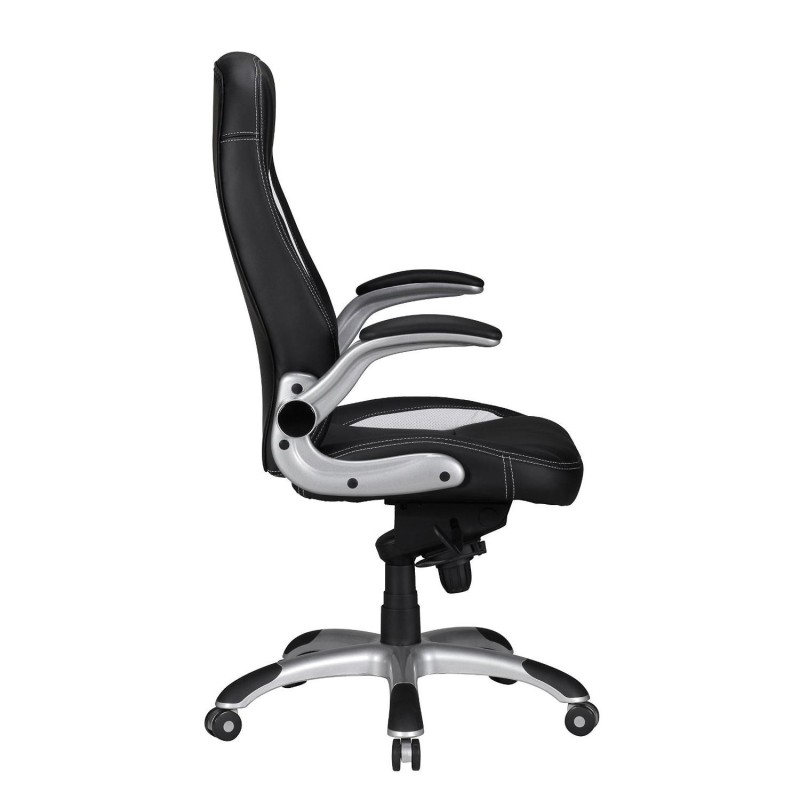 Silla Gaming MONTREAL. Diseño de inspiración deportiva, gran acolchado y para uso profesional de 8 horas, en negro