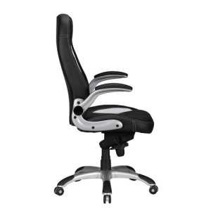 Silla Gaming MONTREAL. Diseño de inspiración deportiva, gran acolchado y para uso profesional de 8 horas, en negro