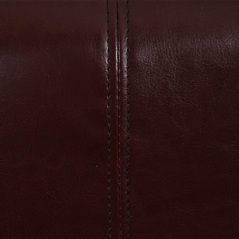 Sofá 3 plazas COUCH, gran diseño y muy cómodo, en piel color marrón