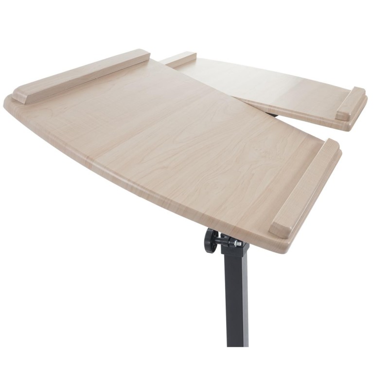 Mesa / Atril STAND TOP, superficie para ordenador en madera, ajustable en altura y con ruedas