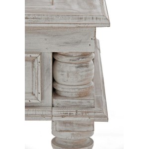 Escritorio LUCAS, de estilo clásico y hecha a mano, dimensiones 130x82,5x60 cm