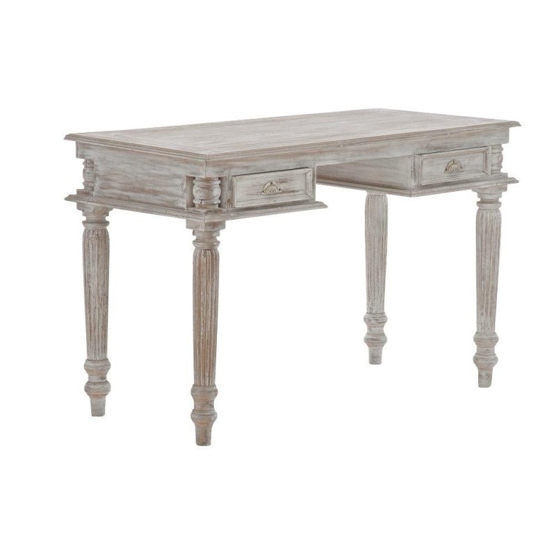 Escritorio LUCAS, de estilo clásico y hecha a mano, dimensiones 130x82,5x60 cm