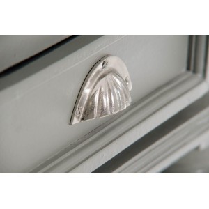 Escritorio LUCAS, de estilo clásico y hecha a mano, dimensiones 130x82,5x60 cm