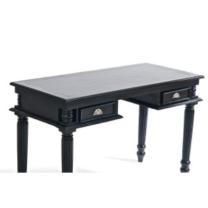 Escritorio LUCAS, de estilo clásico y hecha a mano, dimensiones 130x82,5x60 cm