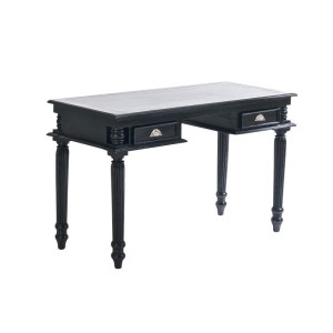 Escritorio LUCAS, de estilo clásico y hecha a mano, dimensiones 130x82,5x60 cm