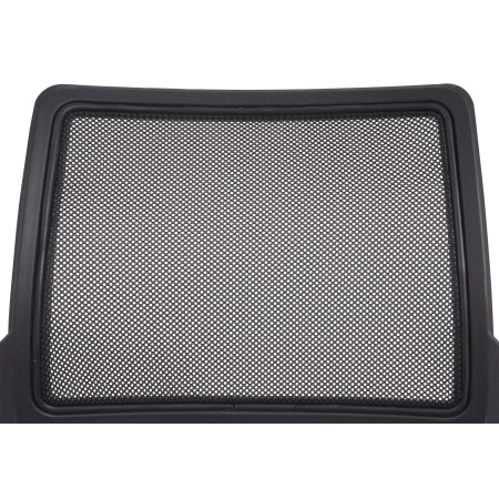 Lote de 2 sillas de confidente PISA apilables con diseño ergonómico, estructura metálica y tapizadas en malla transpirable 2