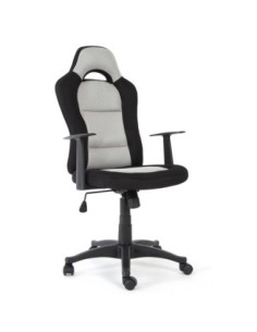 Silla de oficina XXL TENOYA acolchado en malla negra 2