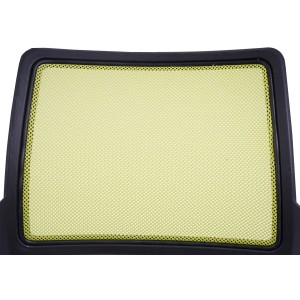 Lote de 4 sillas de confidente PISA apilables con diseño ergonómico, estructura metálica y tapizadas en malla transpirable