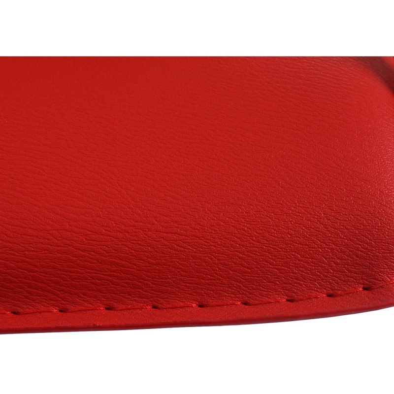 Lote de 2 sillas de confidente ZEUS, estructura metálica y tapizadas en piel sintética de gran calidad