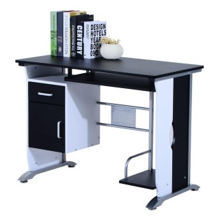 Mesa de ordenador SIAM en madera color negro