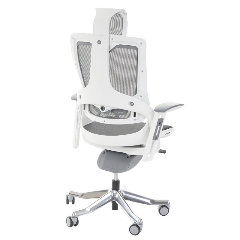 Silla ergonómica NIGER, totalmente ajustable, en gris