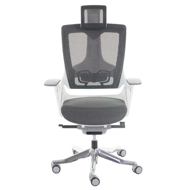 Silla ergonómica NIGER, totalmente ajustable, en gris