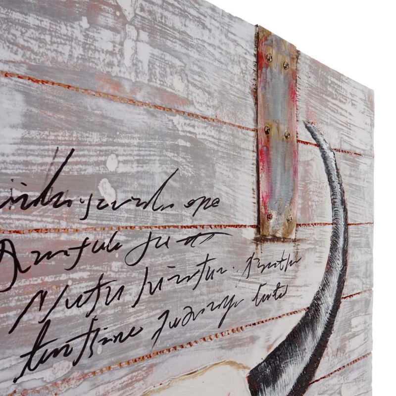 Cuadro TORO 100x90x3,5 cm, pintado a mano al óleo