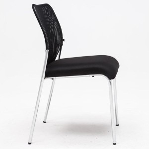 Silla de Confidente JAMAICA, sin brazos, bonito diseño, robusta y resistente, en malla transpirable Negro