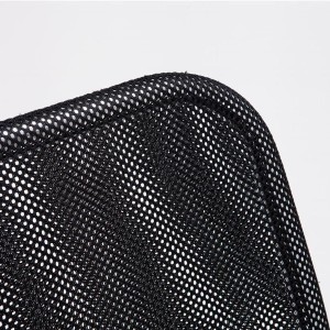 Silla de Confidente JAMAICA, sin brazos, bonito diseño, robusta y resistente, en malla transpirable Negro