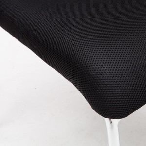 Silla de Confidente JAMAICA, sin brazos, bonito diseño, robusta y resistente, en malla transpirable Negro