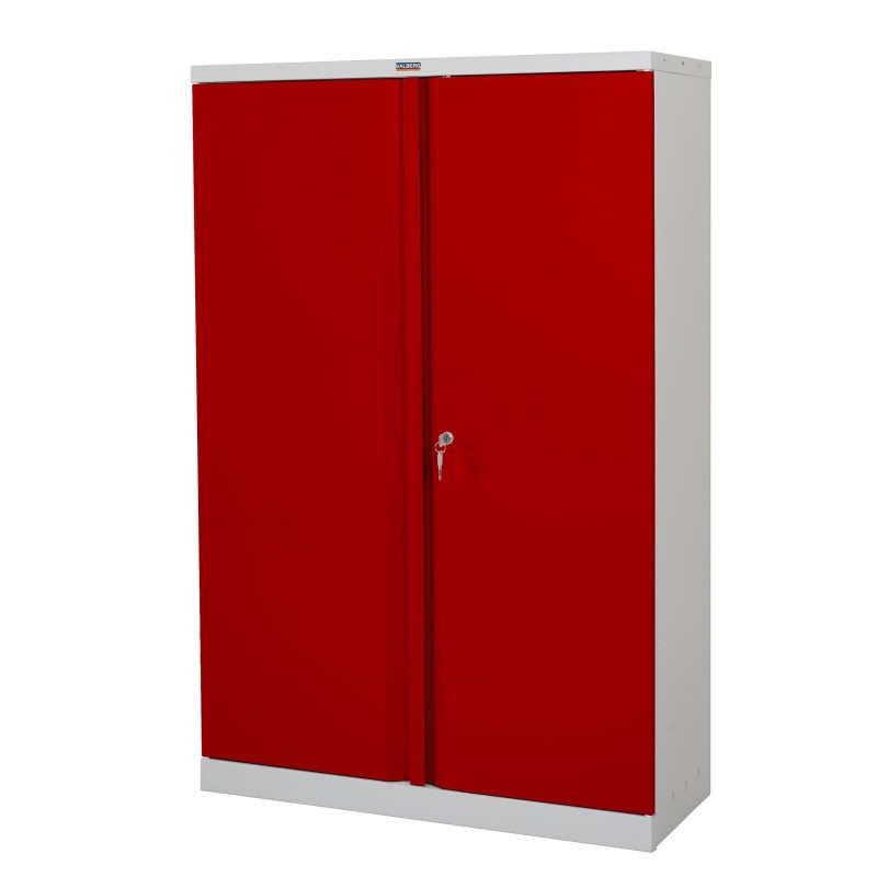 Armario archivador CARIN 2 PUERTAS 140x92x37 cm, gran capacidad y máxima robustez, color gris claro