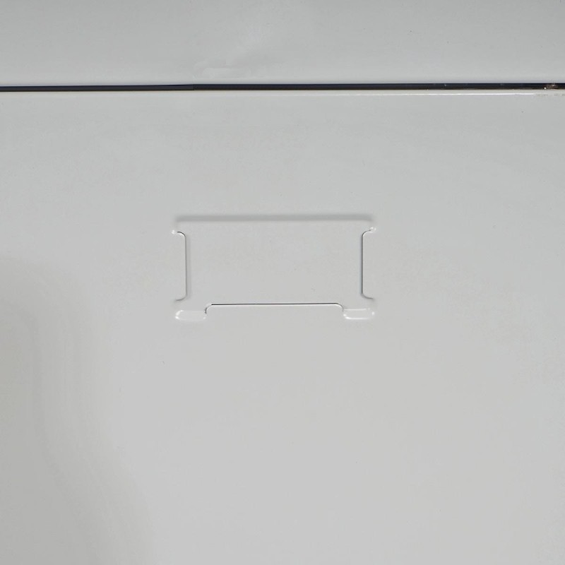 Armario archivador metálico EDIT de 180x85x40. 4 puertas batientes y 2 cajones, gran capacidad de almacenaje y máxima robustez, 