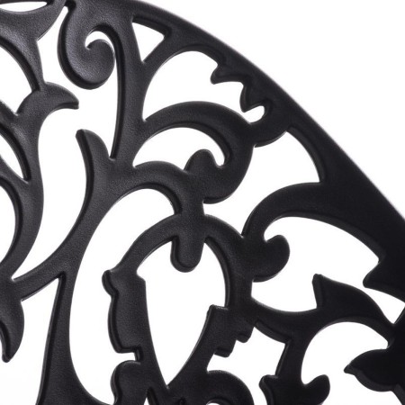 Silla de Confidente DENALI con estructura metálica apilable y exclusivo diseño en color negro 2