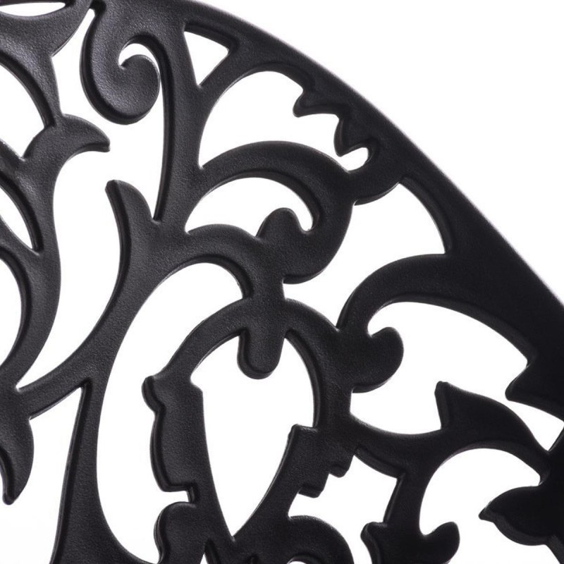 Silla de Confidente DENALI con estructura metálica apilable y exclusivo diseño en color negro