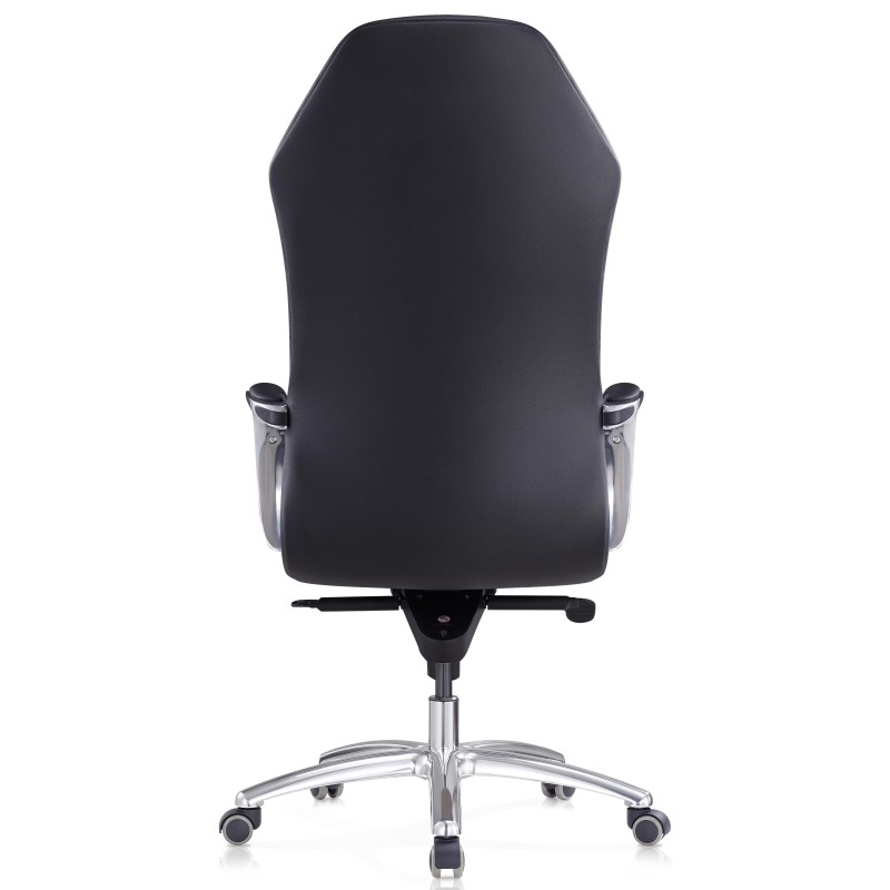 Sillón BATURA, homologado 8 horas y tapizado en piel natural color negro