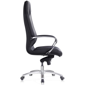 Sillón BATURA, homologado 8 horas y tapizado en piel natural color negro