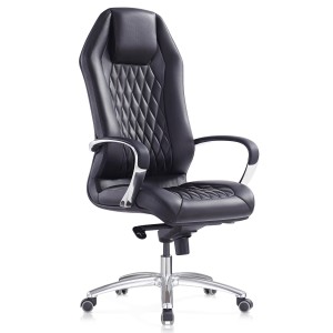 Sillón BATURA, homologado 8 horas y tapizado en piel natural color negro