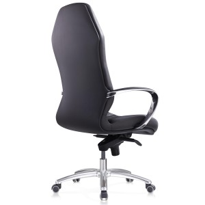 Sillón BATURA, homologado 8 horas y tapizado en piel natural color negro