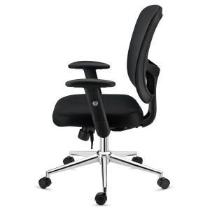 Silla Ergonómica MARKO, soporte lumbar, en negro