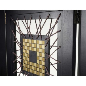 Biombo ELIN, 170x160x2cm, estructura de madera y precioso diseño