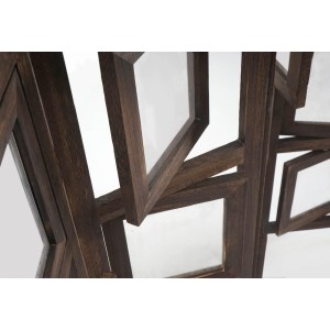 Biombo DONAR, 160x125x2cm, estructura de madera con espacios para colocar fotografías