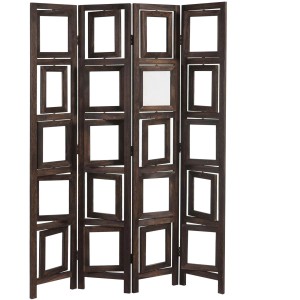 Biombo DONAR, 160x125x2cm, estructura de madera con espacios para colocar fotografías