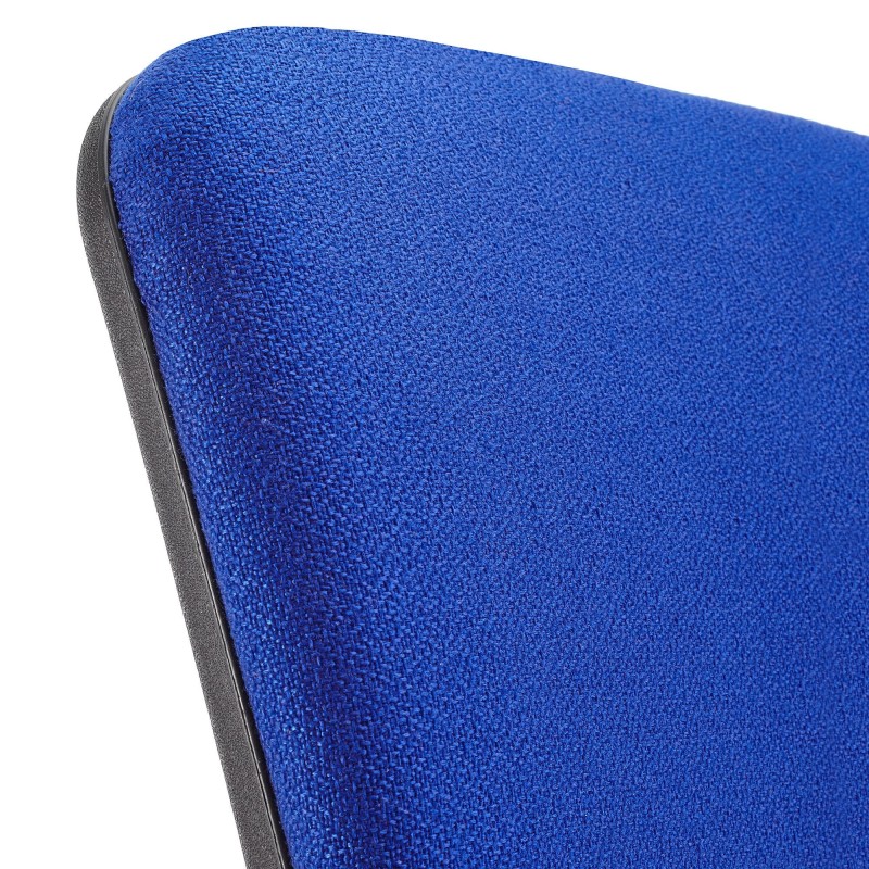 Silla de oficina CALIPSO SIN BRAZOS, respaldo ajustable, en tela negro