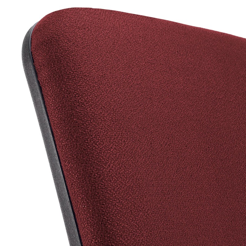 Silla de oficina CALIPSO SIN BRAZOS, respaldo ajustable, en tela negro