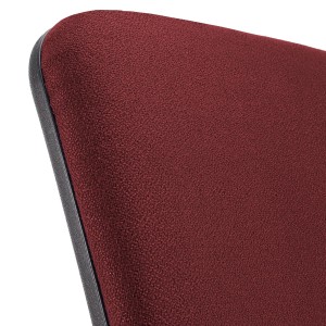 Silla de oficina CALIPSO SIN BRAZOS, respaldo ajustable, en tela negro