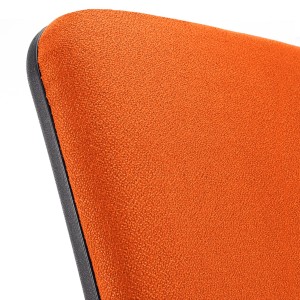 Silla de oficina CALIPSO SIN BRAZOS, respaldo ajustable, en tela negro