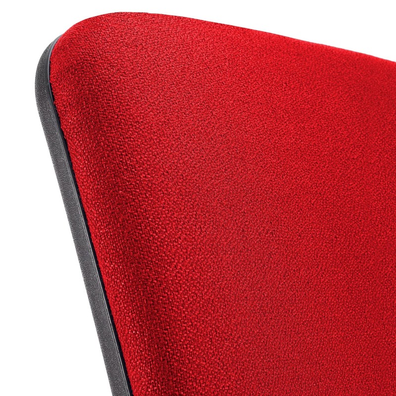 Silla de oficina CALIPSO SIN BRAZOS, respaldo ajustable, en tela negro