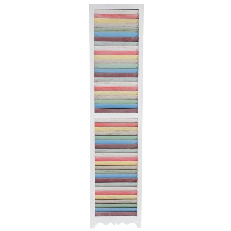 Biombo GERD, 170x160x2cm, estructura de madera multicolor