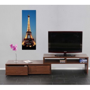 Cuadro LED EIFFEL, con iluminación, 100x35 cm