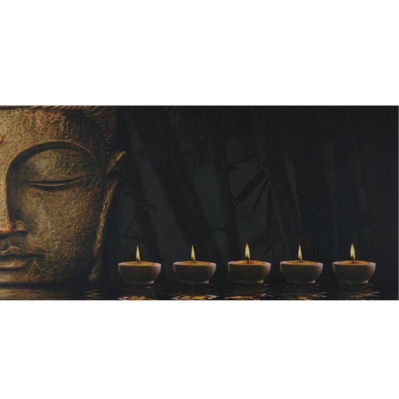 Cuadro LED BUDDHA, con iluminación, 55x110 cm