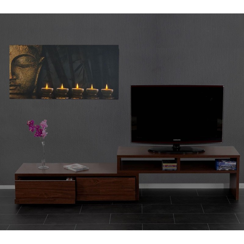 Cuadro LED BUDDHA, con iluminación, 55x110 cm