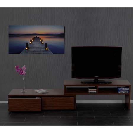 Cuadro LED HORIZONTE, con iluminación, 55x110 cm